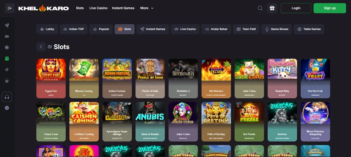 Khel Karo Casino Screenshot 2